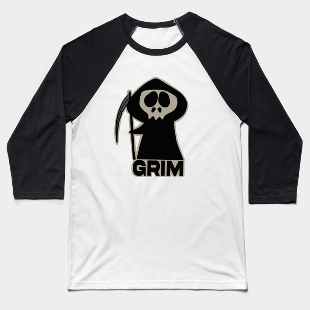 Grim Baseball T-Shirt by Tameink